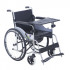 互邦皮革坐垫轮椅 带坐便桶 带餐桌G16